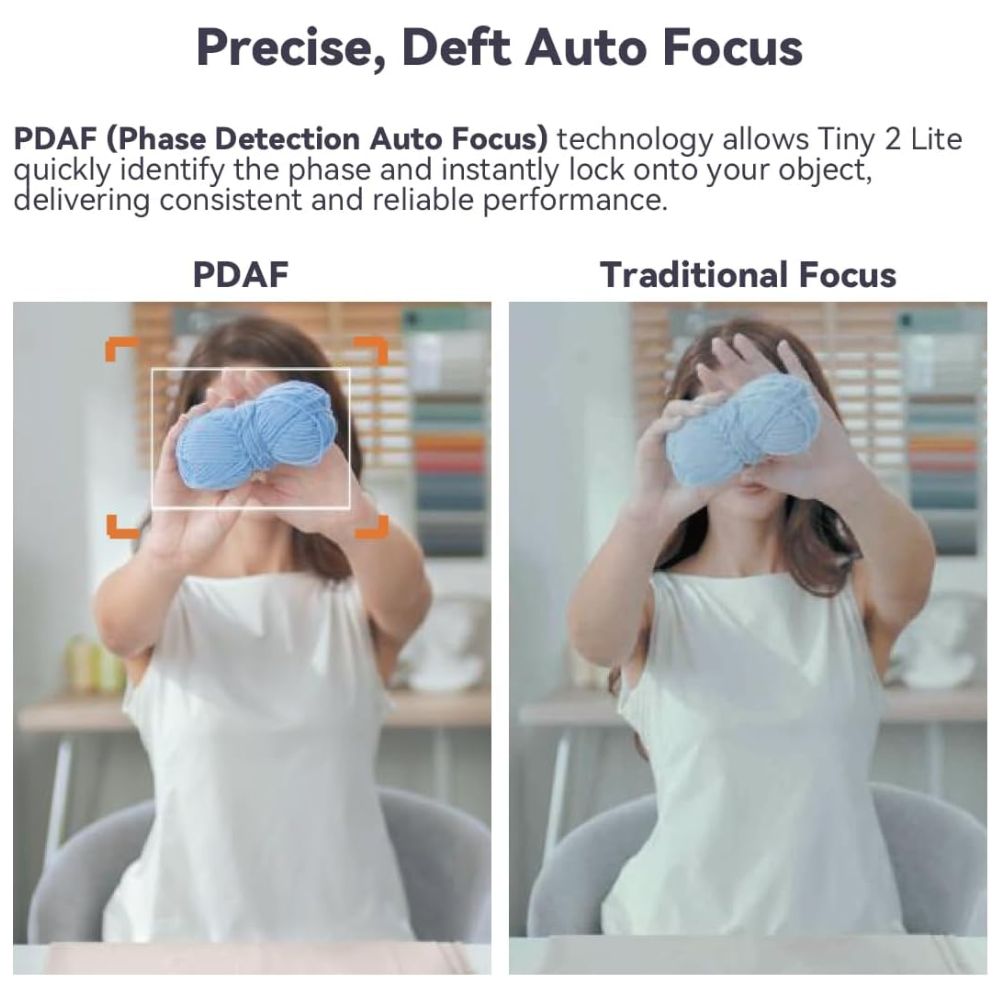 Obsbot Tiny 2 Lite Webcam AI-Powered 4K UHD