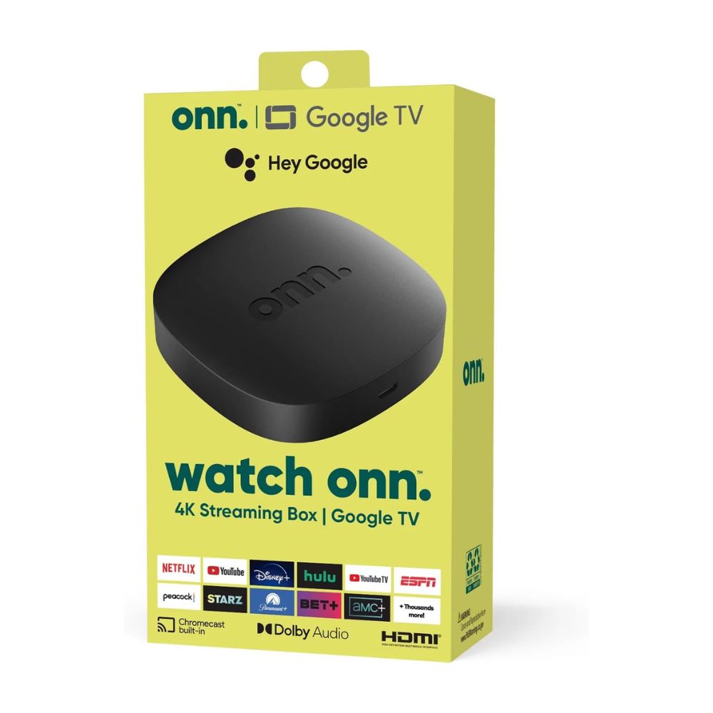 onn. Google TV 4K Streaming Box
