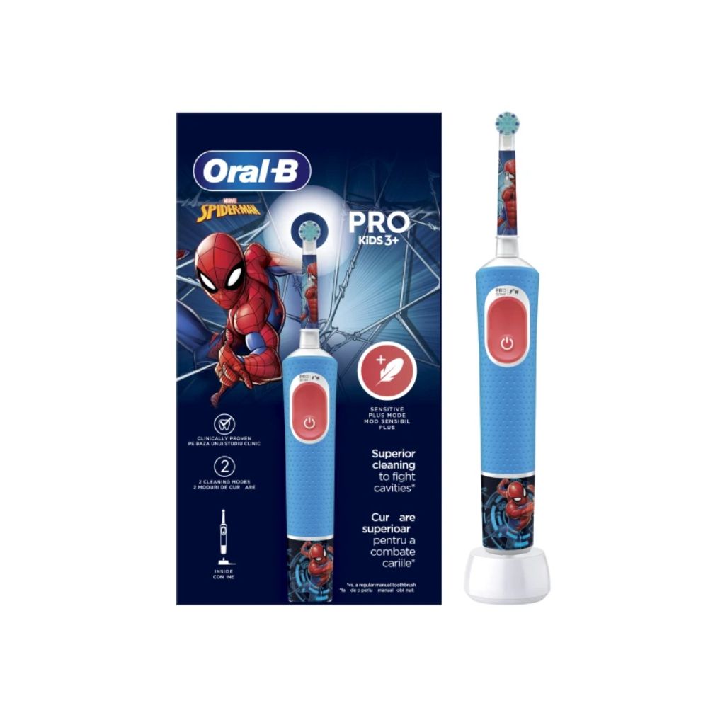 Oral-B Vitality Pro Kids Electric Toothbrush Spiderman
