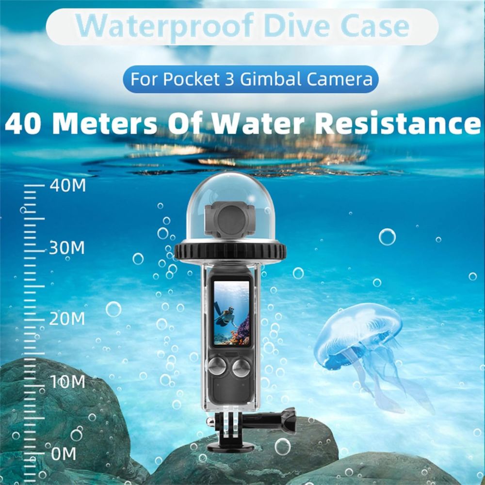 PFUTURE 40M Waterproof Dive Case for DJI Osmo Pocket 3