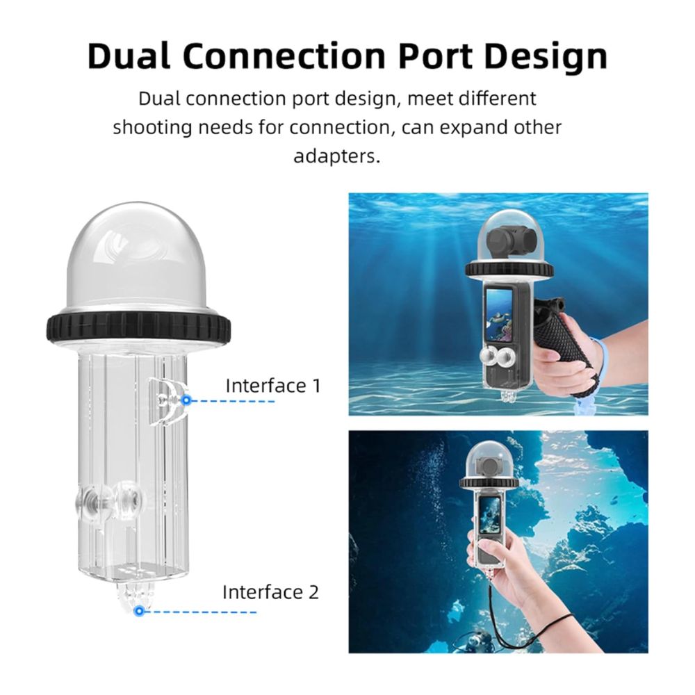 PFUTURE 40M Waterproof Dive Case for DJI Osmo Pocket 3