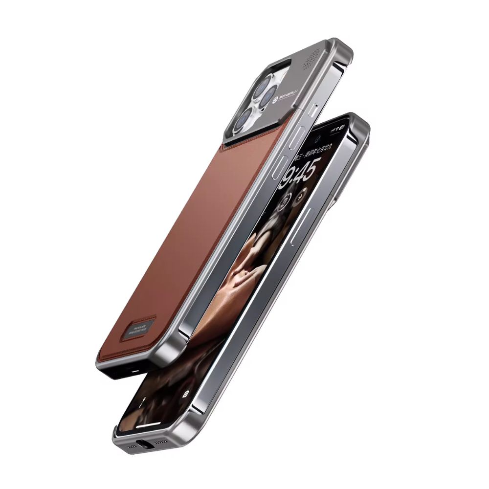 Phone Cover M3 Shockproof Aluminum Alloy Fragrance Leather