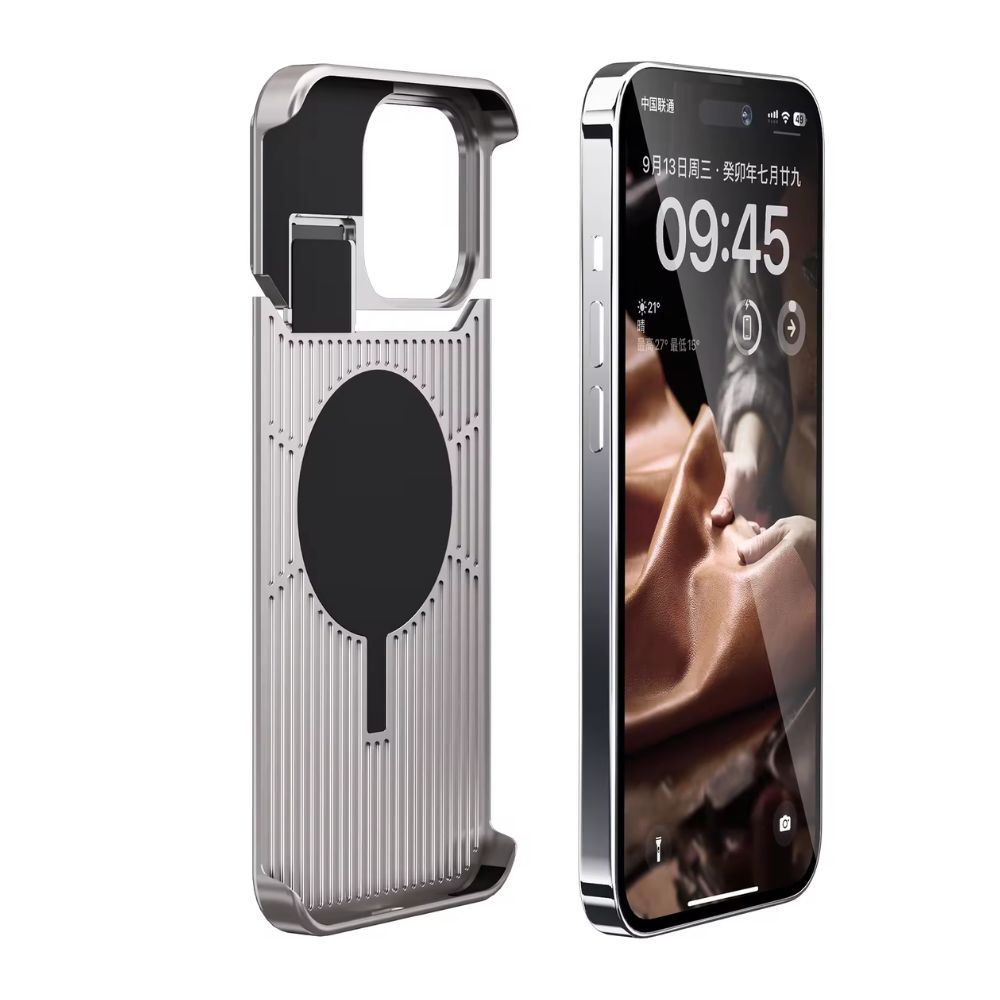 Phone Cover M3 Shockproof Aluminum Alloy Fragrance Leather