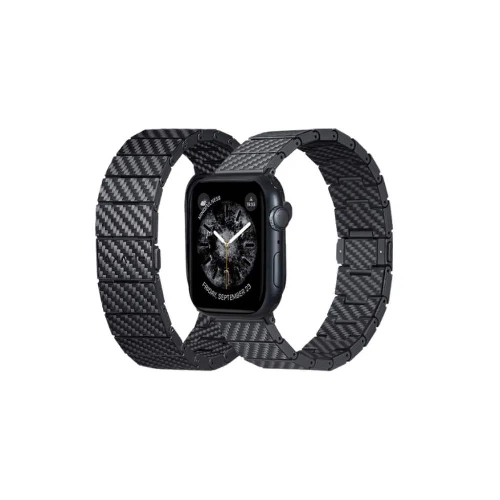 PITAKA Apple Watch Carbon Fiber Watch Band (Modern)