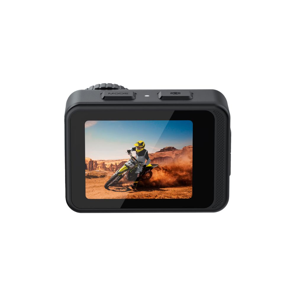 Porodo Action Camera Lifestyle Fully Waterproof UHD Dual Display With Video Stabilisation