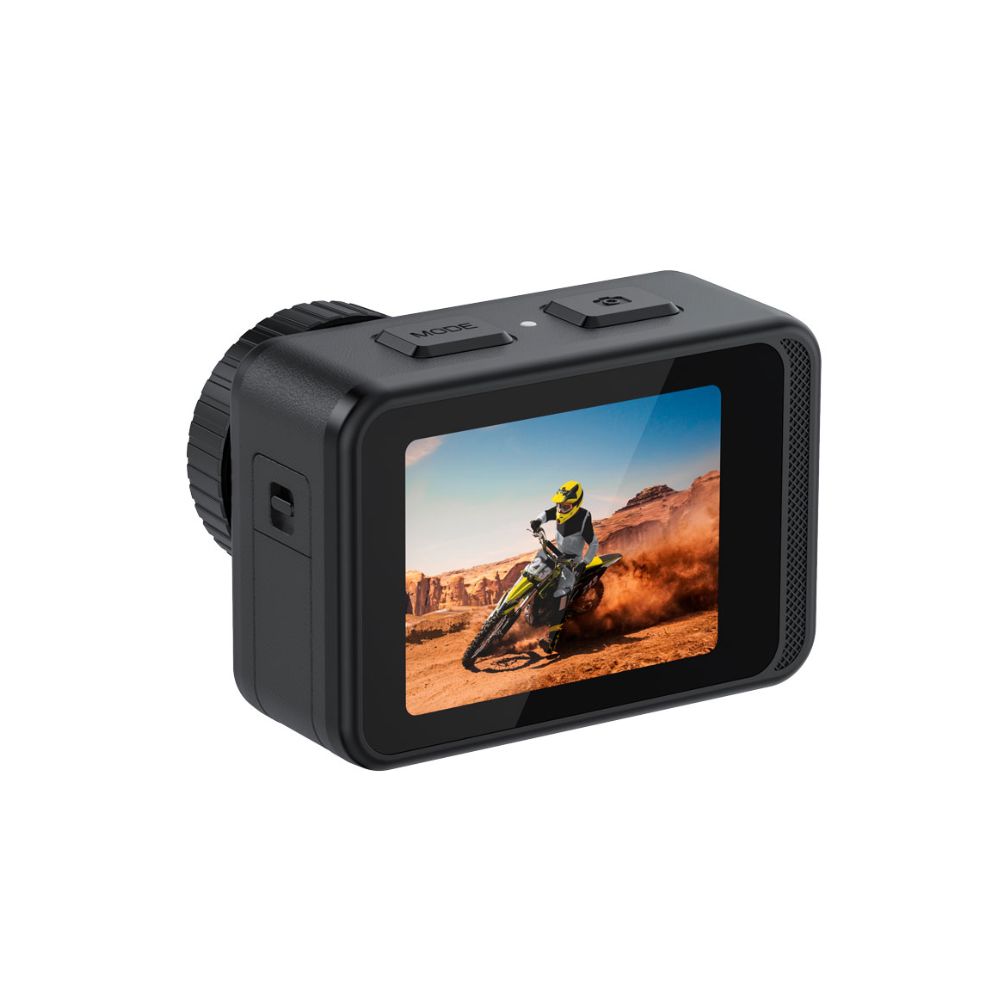 Porodo Action Camera Lifestyle Fully Waterproof UHD Dual Display With Video Stabilisation