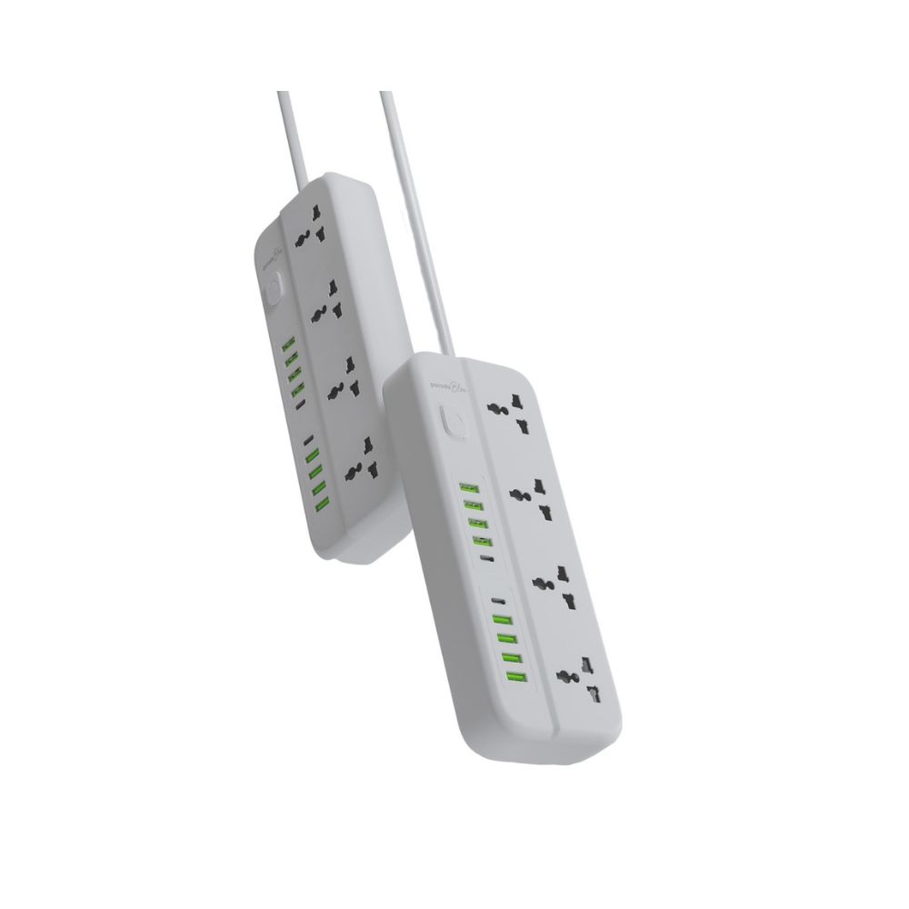 Porodo Blue 4 Universal Sockets Power Strip