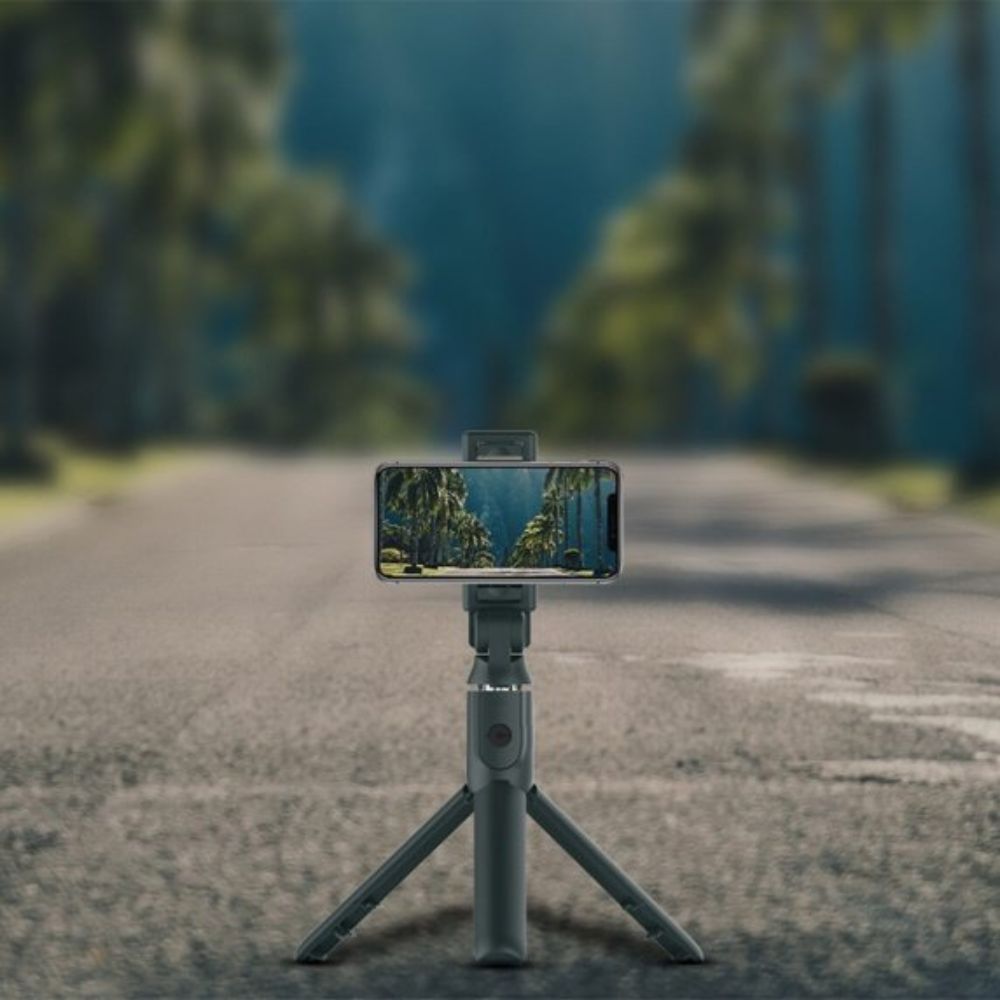 Porodo Bluetooth Selfie Stick with Tripod Stand &amp; Detachable Remote Shutter
