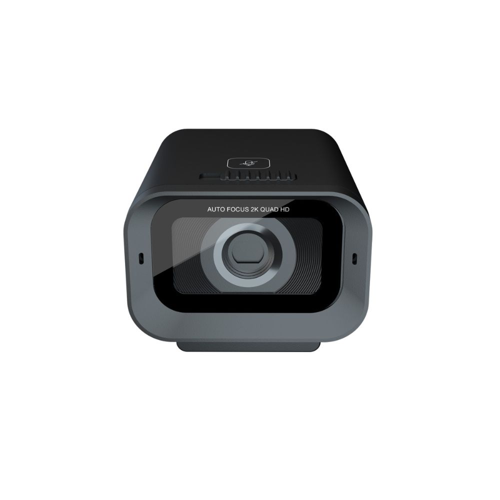 Porodo Gaming 2K 30fps Auto Focus Webcam with in-built Mic and Tripod