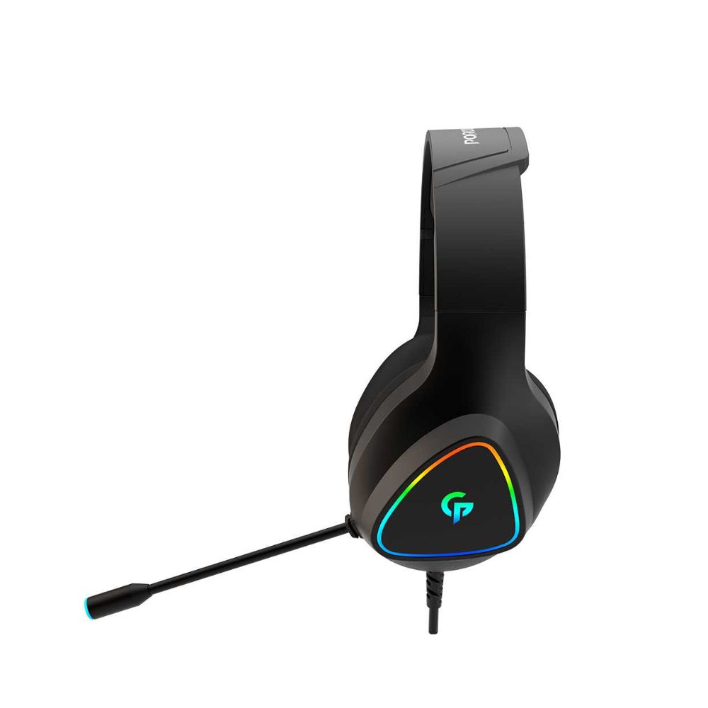 Porodo Gaming Headphone HD Sound with RGB – PDX414-BK
