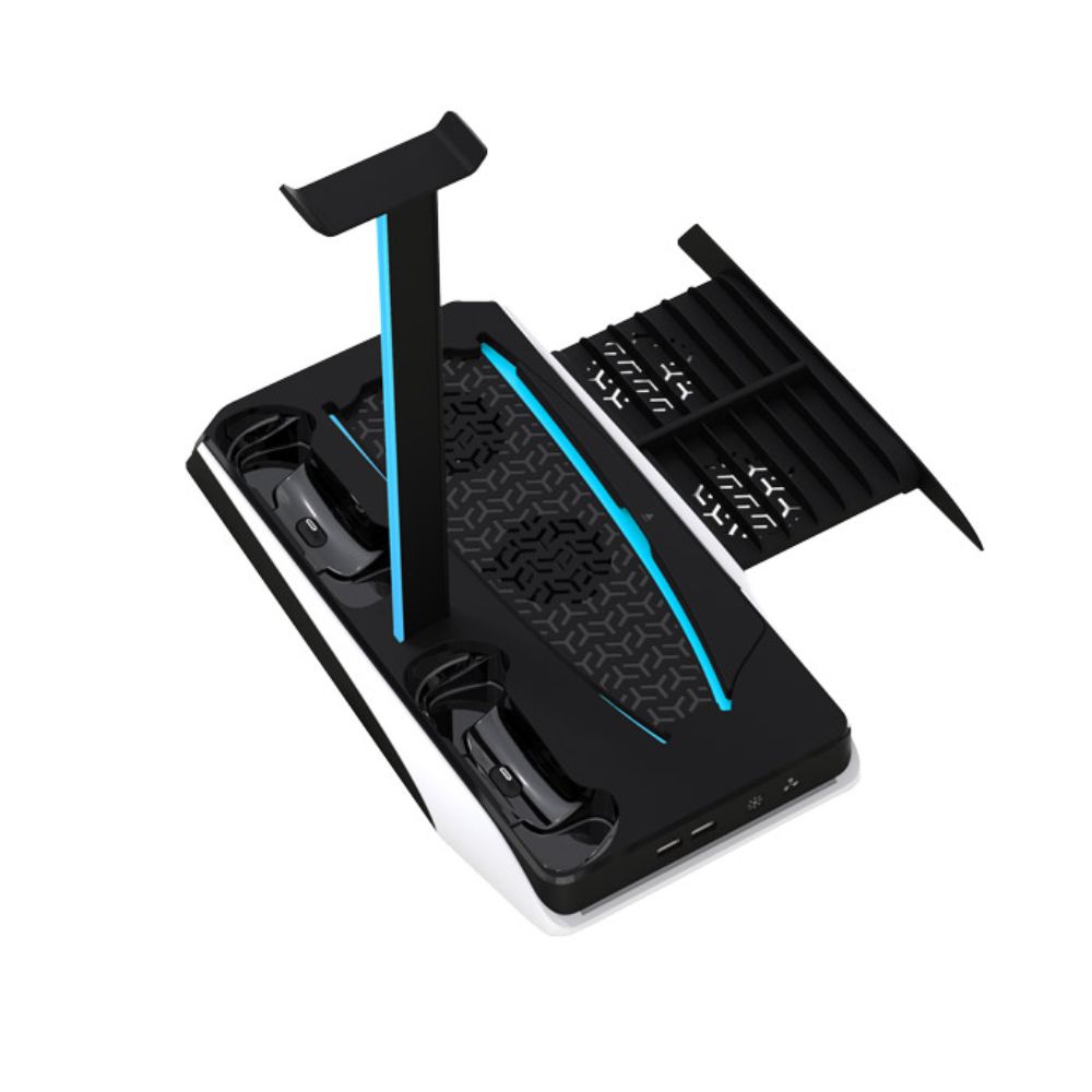 Porodo Gaming Multi-Function PS5 and Headphone Cooling and Charging Hub – PDX116