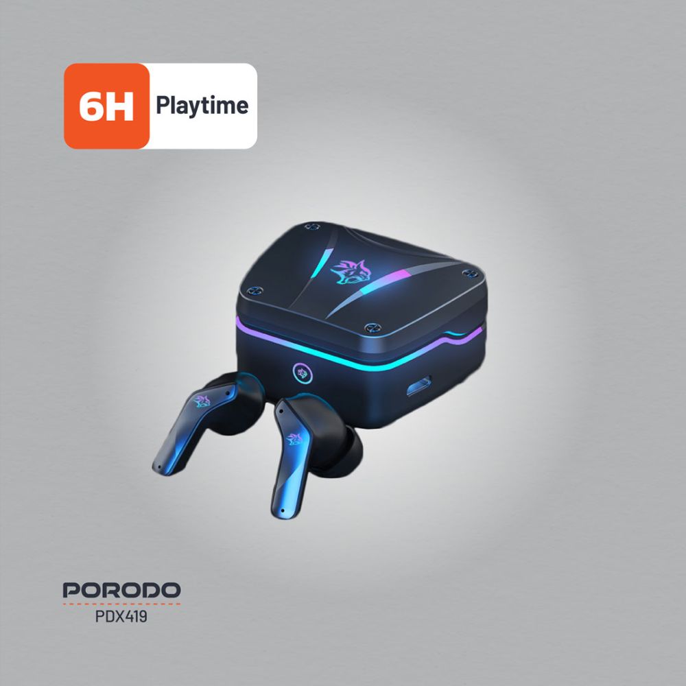 Porodo Gaming Ultra Low-Latency Gaming Earbuds