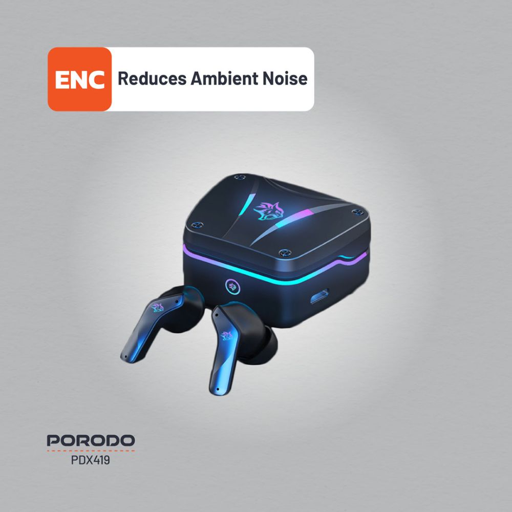 Porodo Gaming Ultra Low-Latency Gaming Earbuds