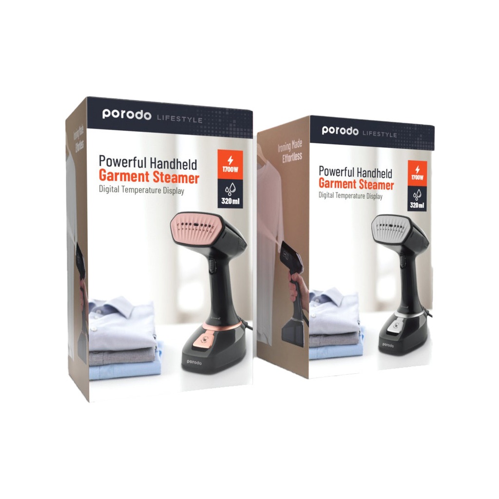 Porodo Lifestyle Continues Powerful Steamer Ceramic Iron Plate 1700W UK