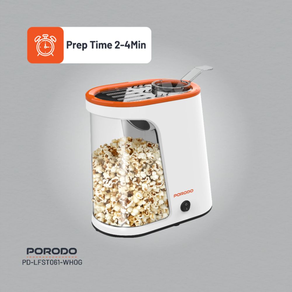 Porodo Lifestyle Air-Popped Popcorn Maker