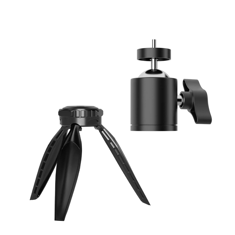 Porodo Lifestyle Handheld Ring Grip Vlogging Light – Black