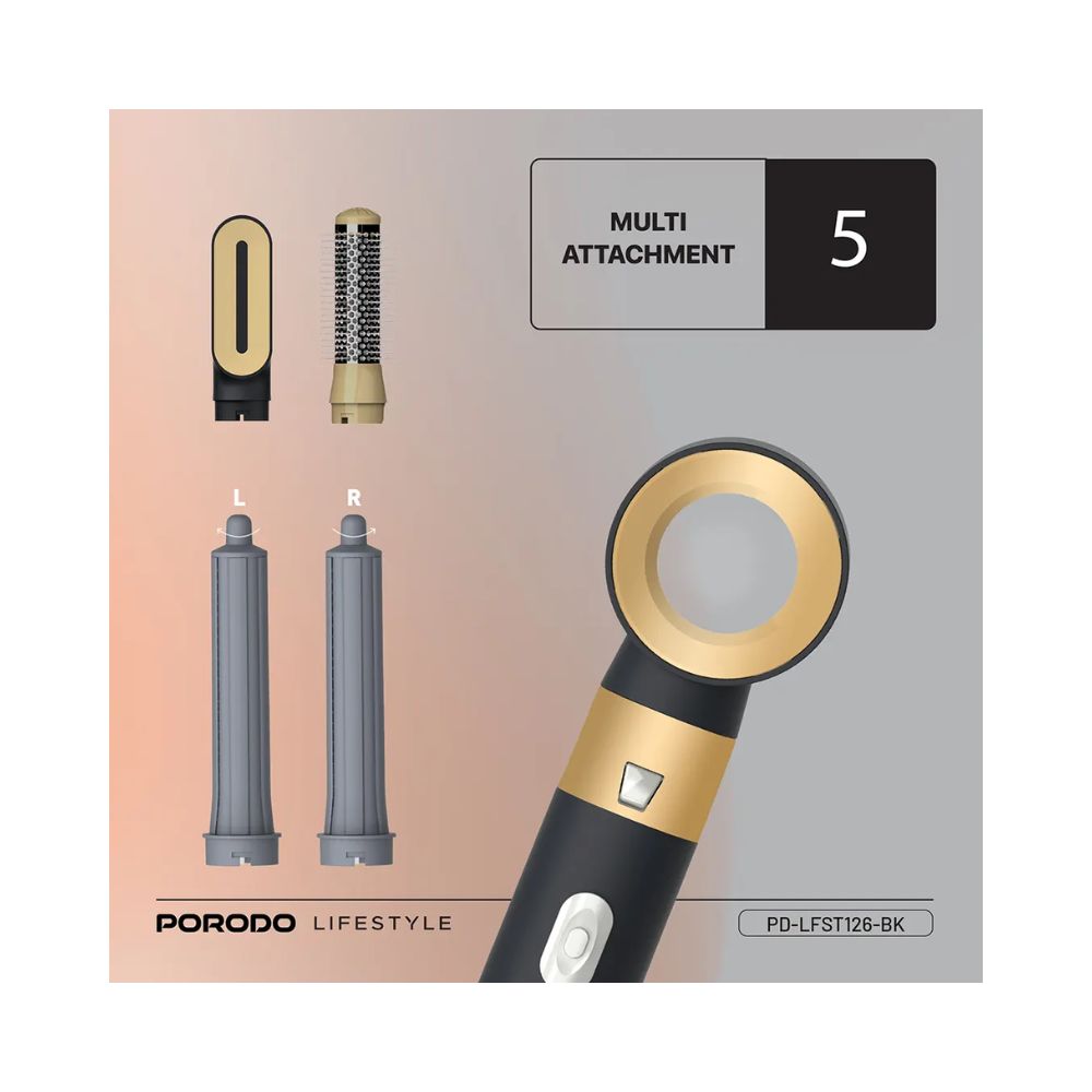 Porodo Lifestyle Multi-Styling Hair Dryer Set
