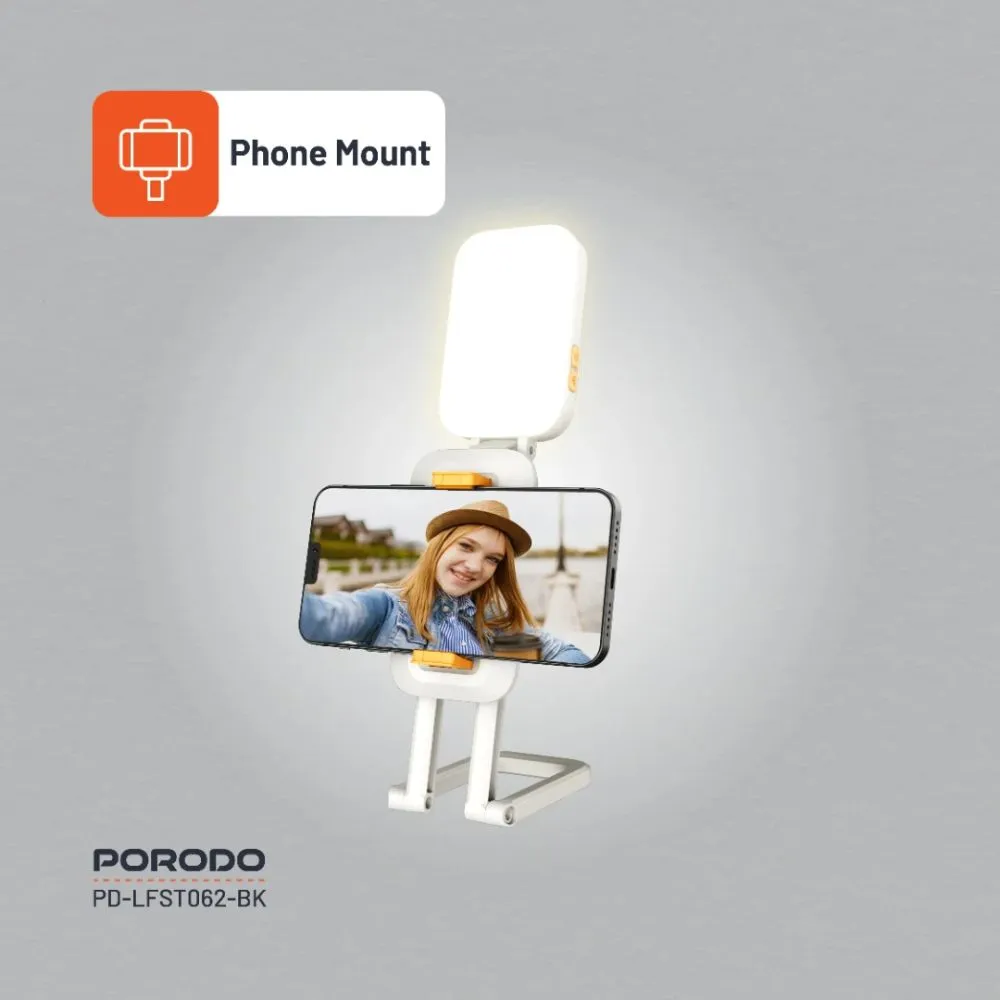 Porodo Lifestyle Phone Stand Fill Light