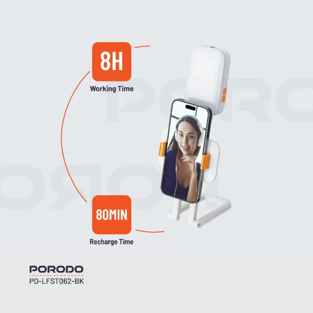 Porodo Lifestyle Phone Stand Fill Light