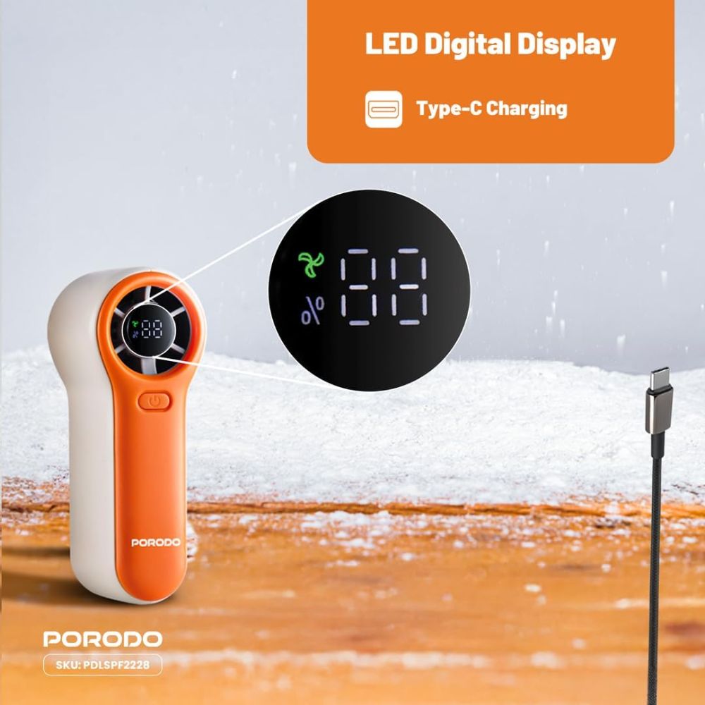 Porodo Lifestyle Pocket Size Handheld Fan 5W