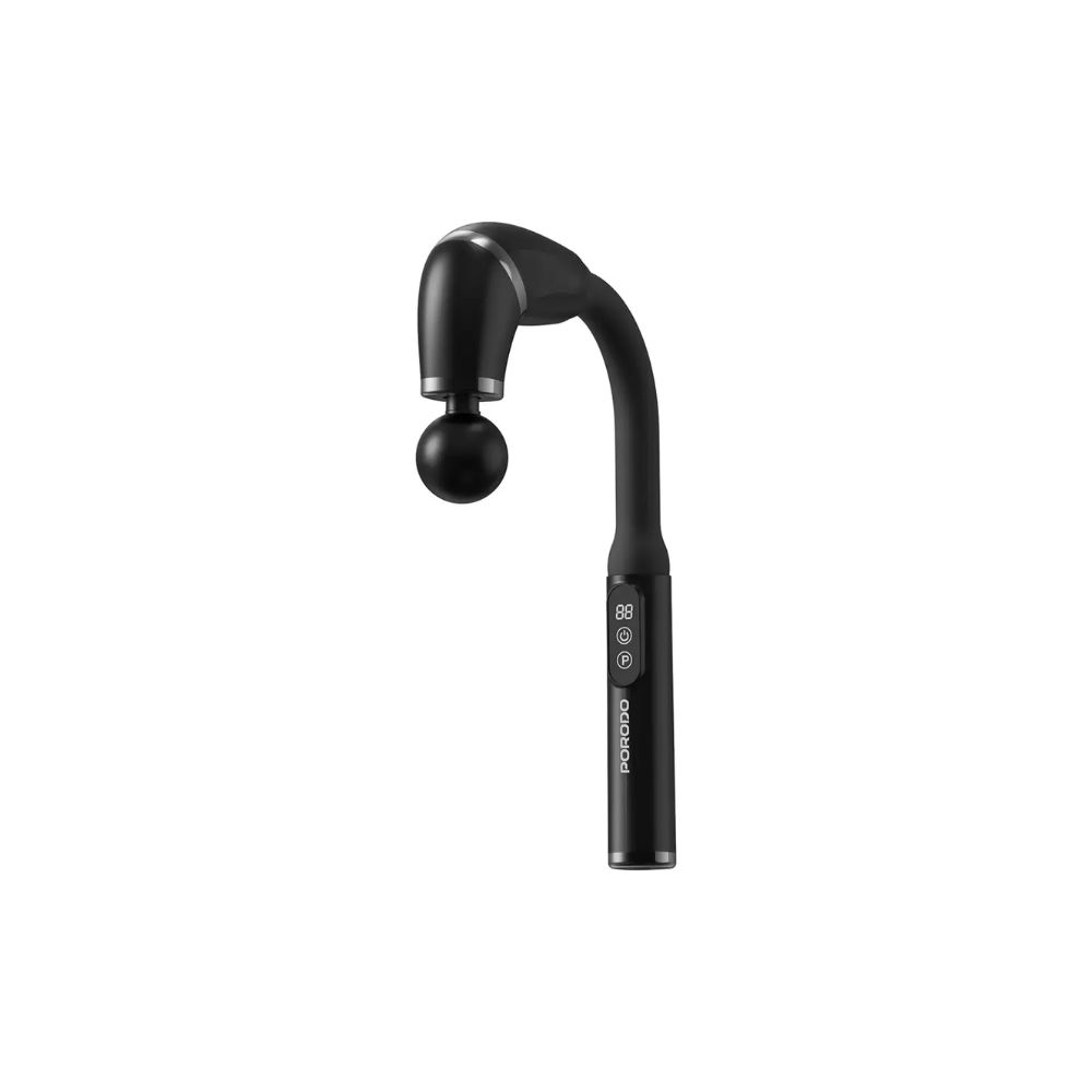 Porodo Lifestyle U-Shaped Handle 4-Head Deep Massager – Black