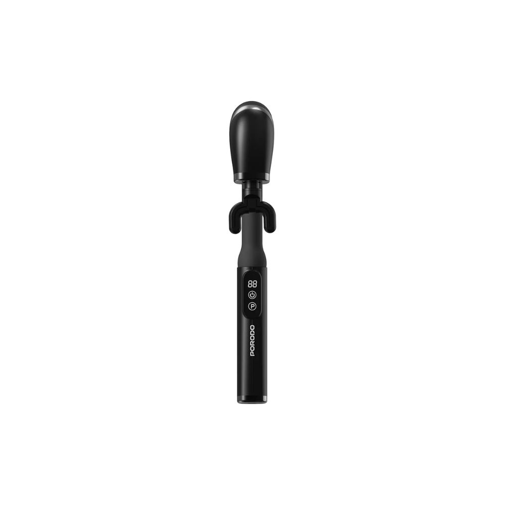 Porodo Lifestyle U-Shaped Handle 4-Head Deep Massager – Black