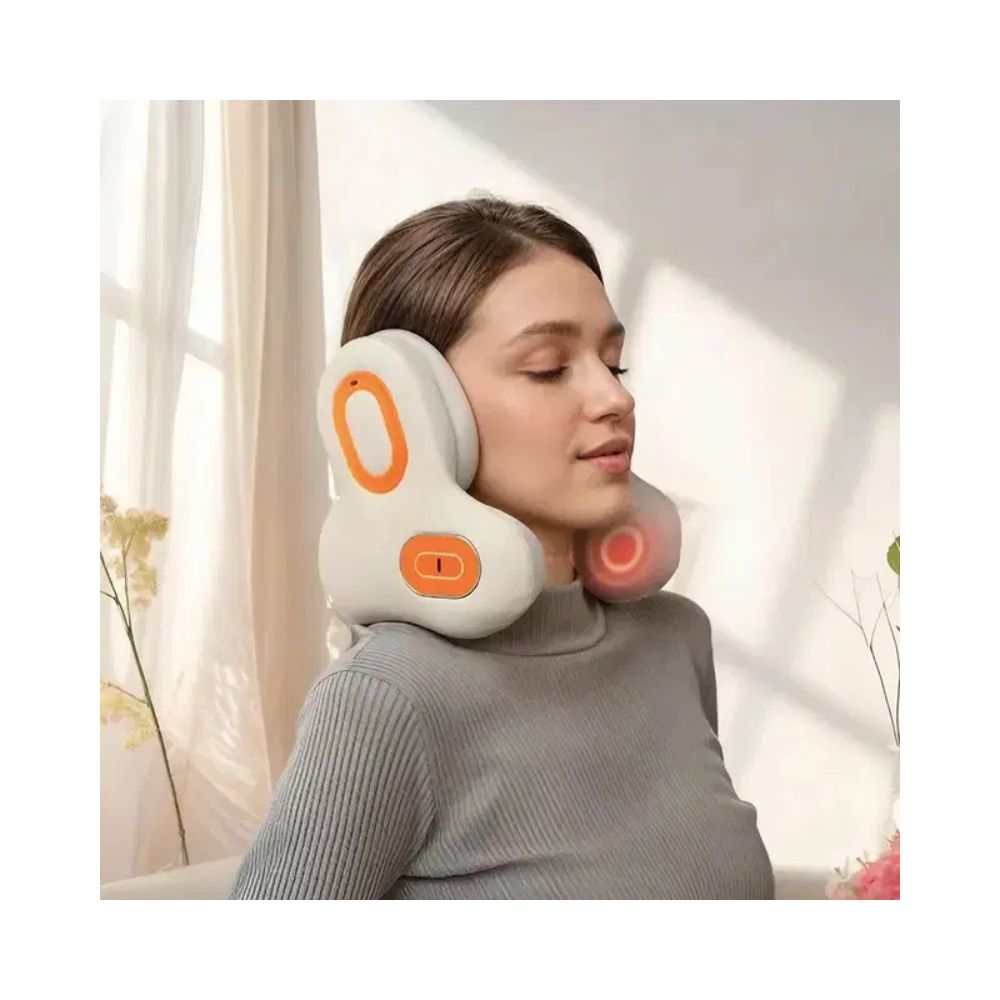 Porodo Lifestyle ZenComfort Neck Pillow with Music & 3D ANC