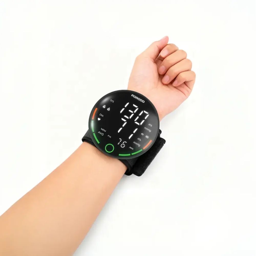 Porodo LiveOn Digital Wrist Blood Pressure Monitor