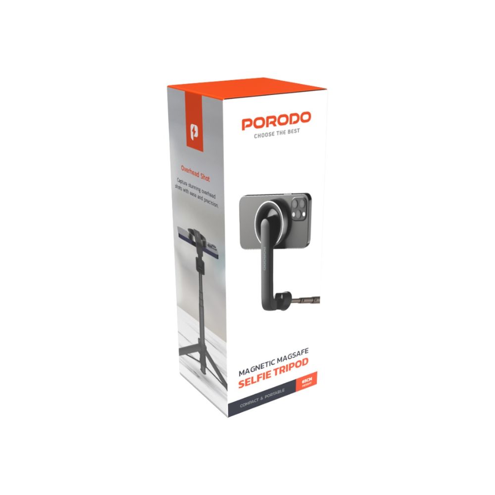 Porodo Magnetic Selfie Stick 64.5cm