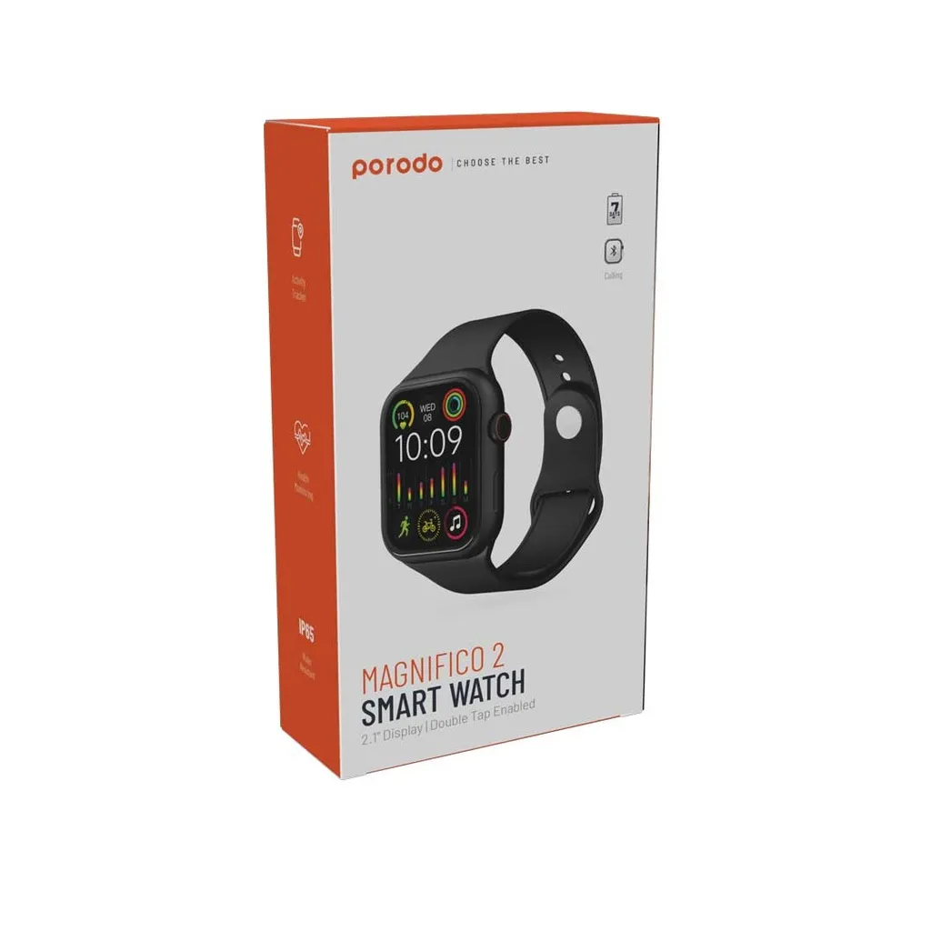 Porodo Magnifico 2 Smartwatch with Sport Band