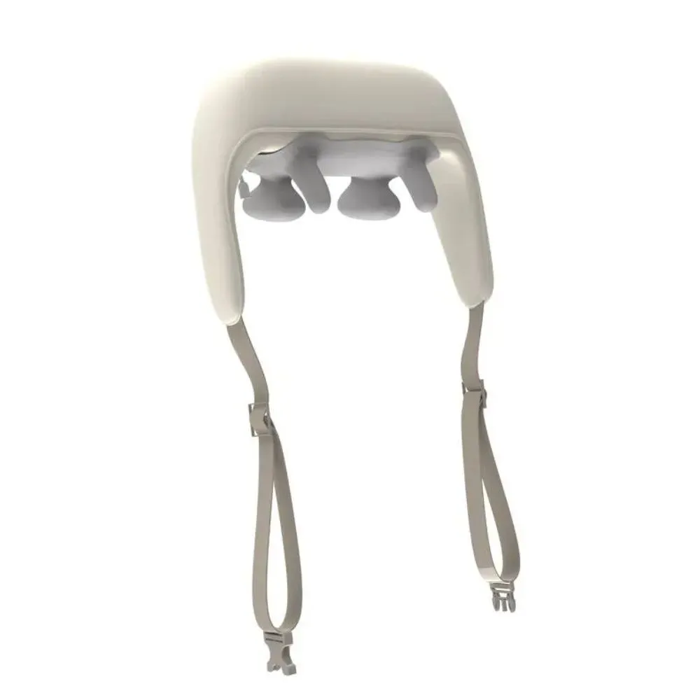 Porodo Neck & Shoulder Kneading Massager With Heat Compress – White