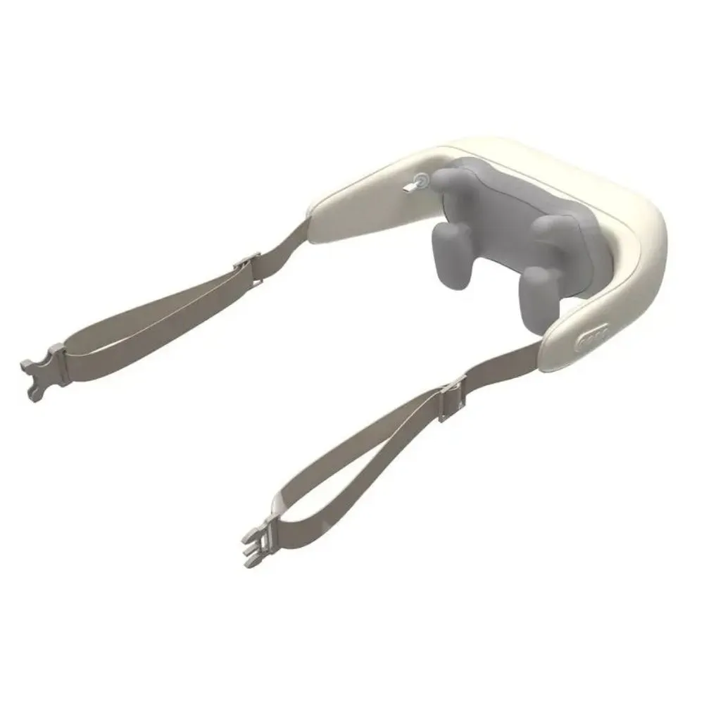 Porodo Neck & Shoulder Kneading Massager With Heat Compress – White