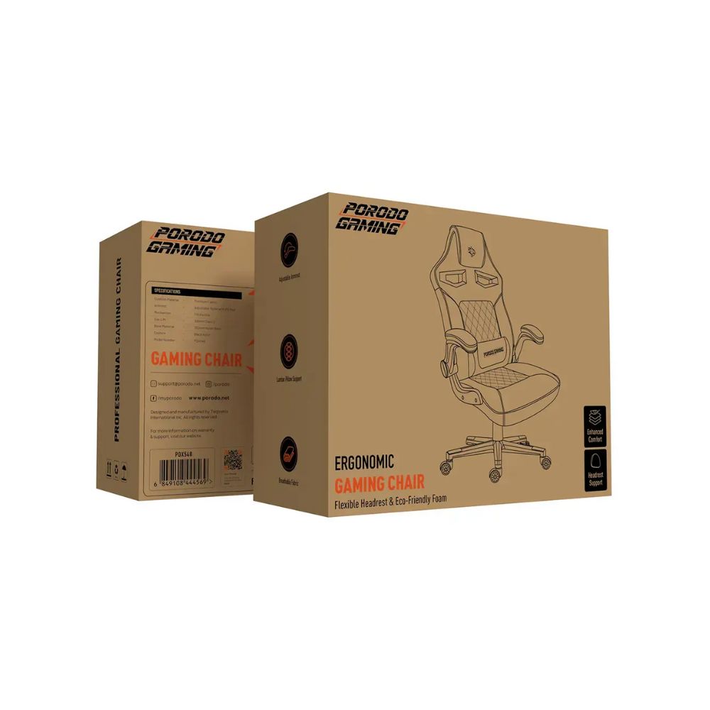 Porodo PDX548 Gaming Ergonomic Chair
