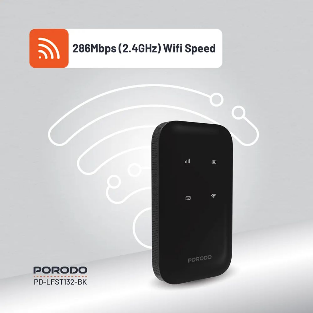 Porodo Pocket Router 4G LTE WiFi 6