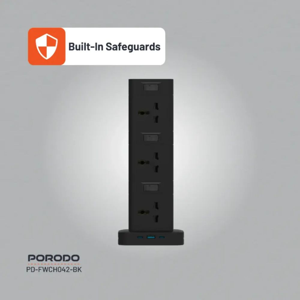 Porodo Three-Story 12AC Power Hub