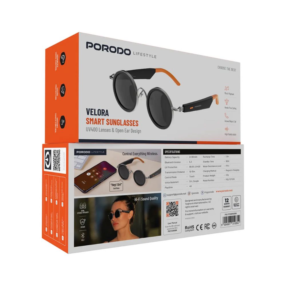 Porodo Velora Smart Sunglasses