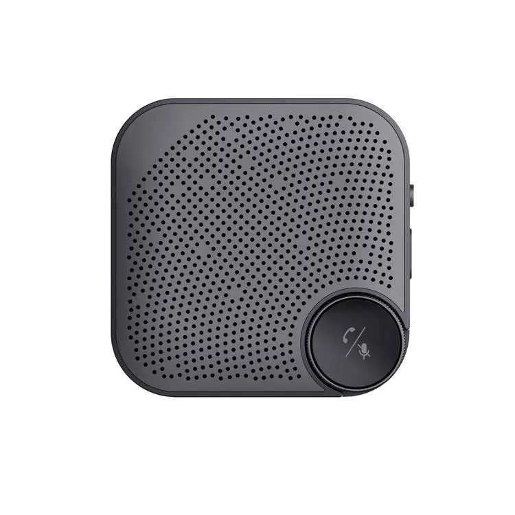Porodo Wireless Conference Speaker Omni-Directional Audio Pickup – Black