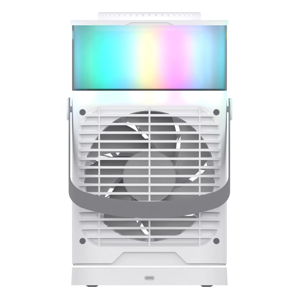 Portable Air Conditioner Fan, 10000 mAh Rechargeable Desk Fan