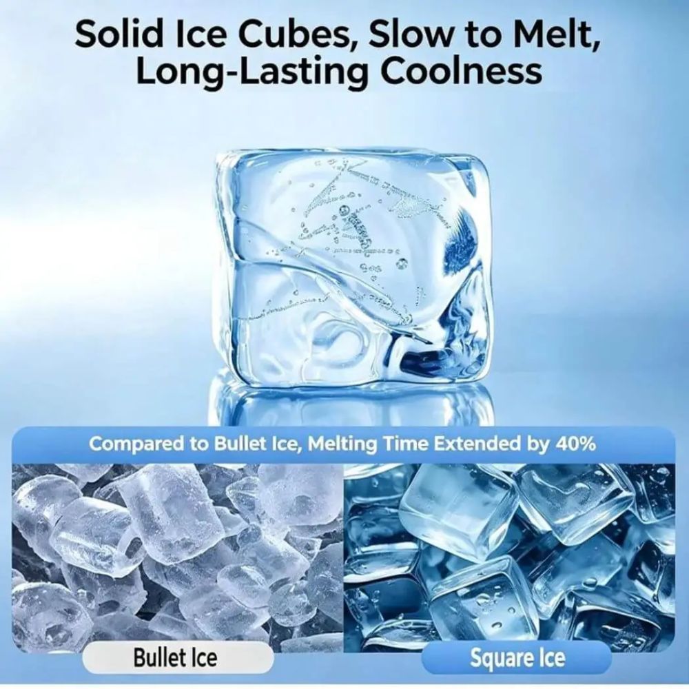 Portable Ice Maker IZD020-A Lightweight Space-Saving Design