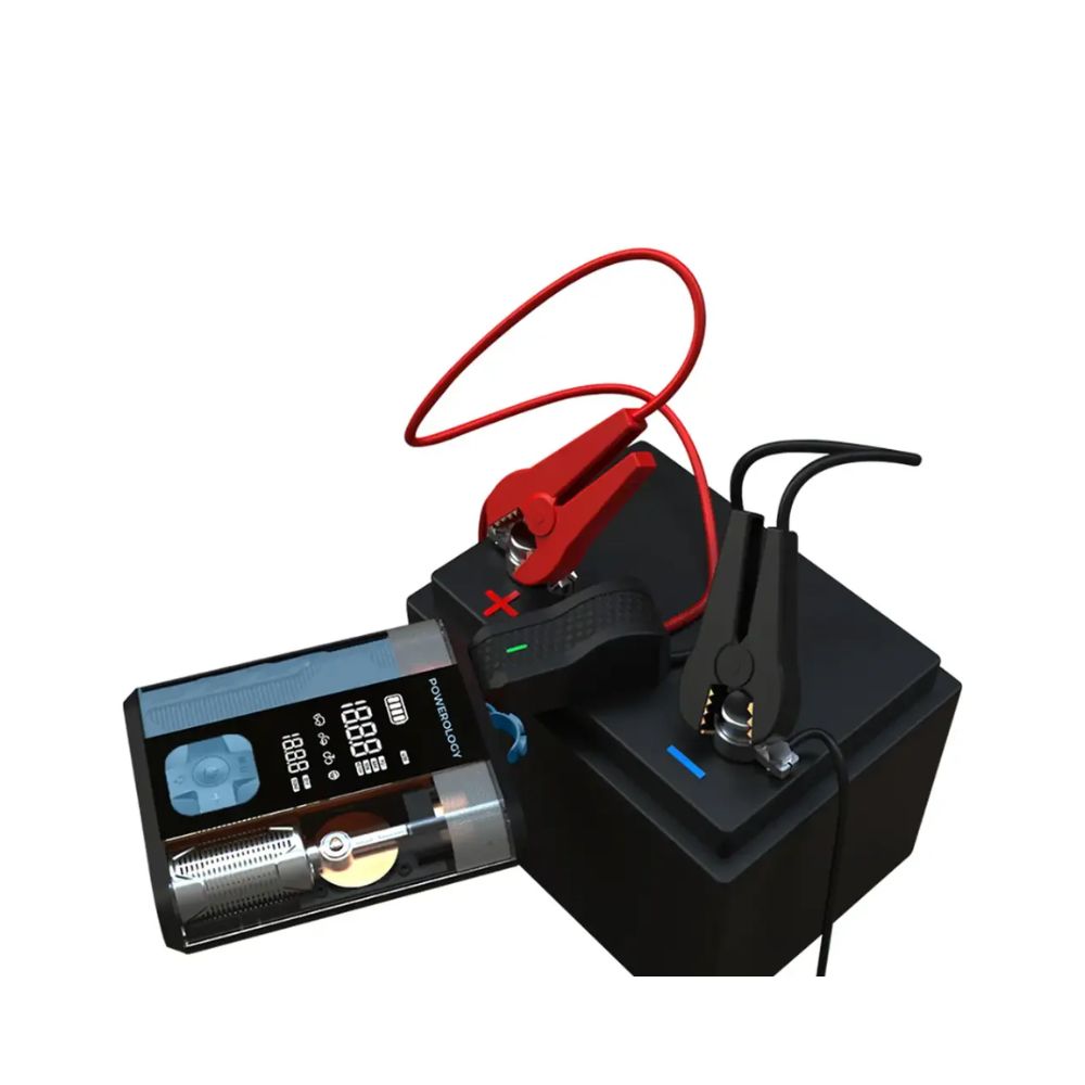 Powerology 3-In-1 Jump Starter &amp; Tire Inflator