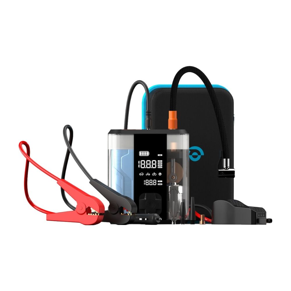 Powerology 8800mAh Jump Start Air Compressor