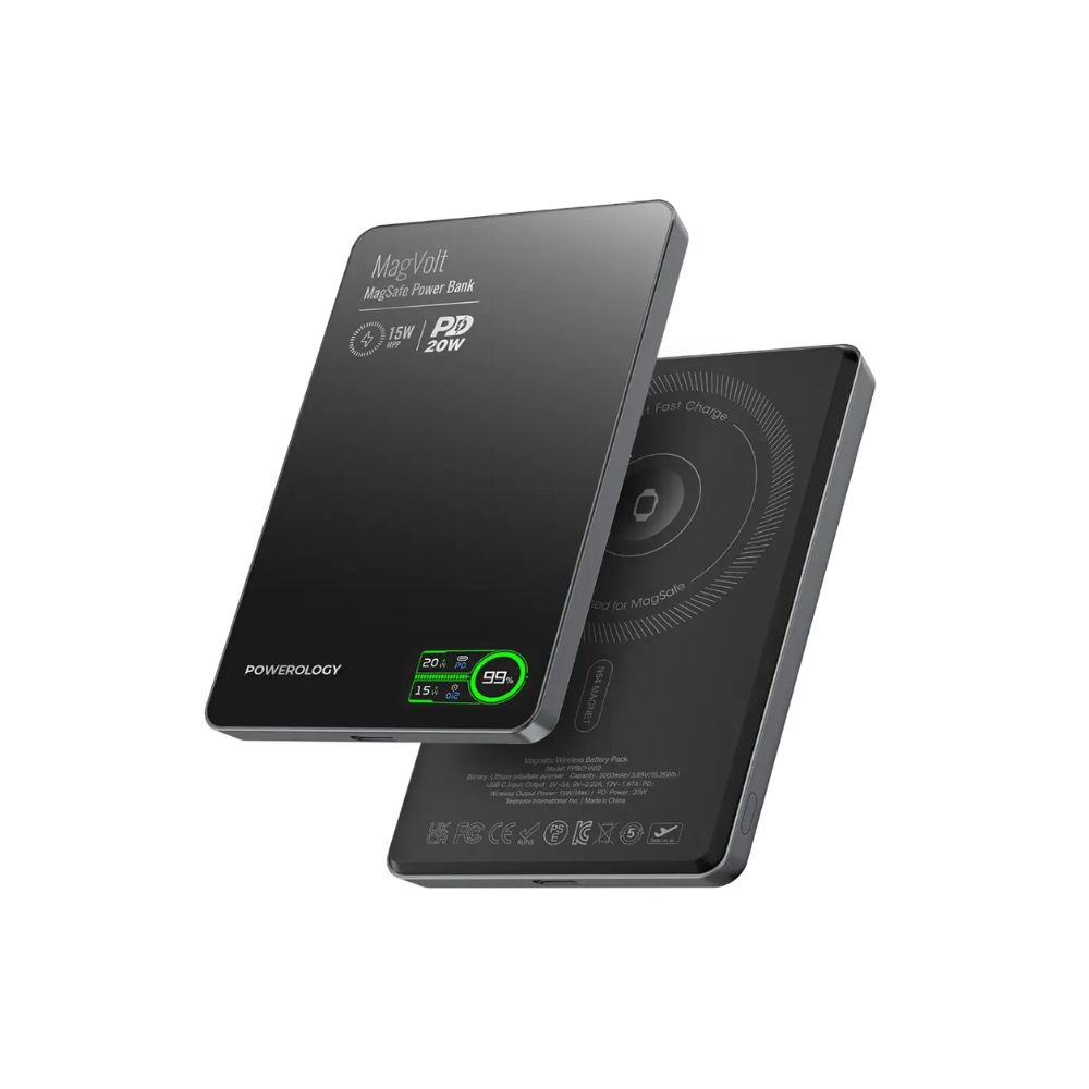 Powerology MagVolt 5000mAh Magnetic Power Bank