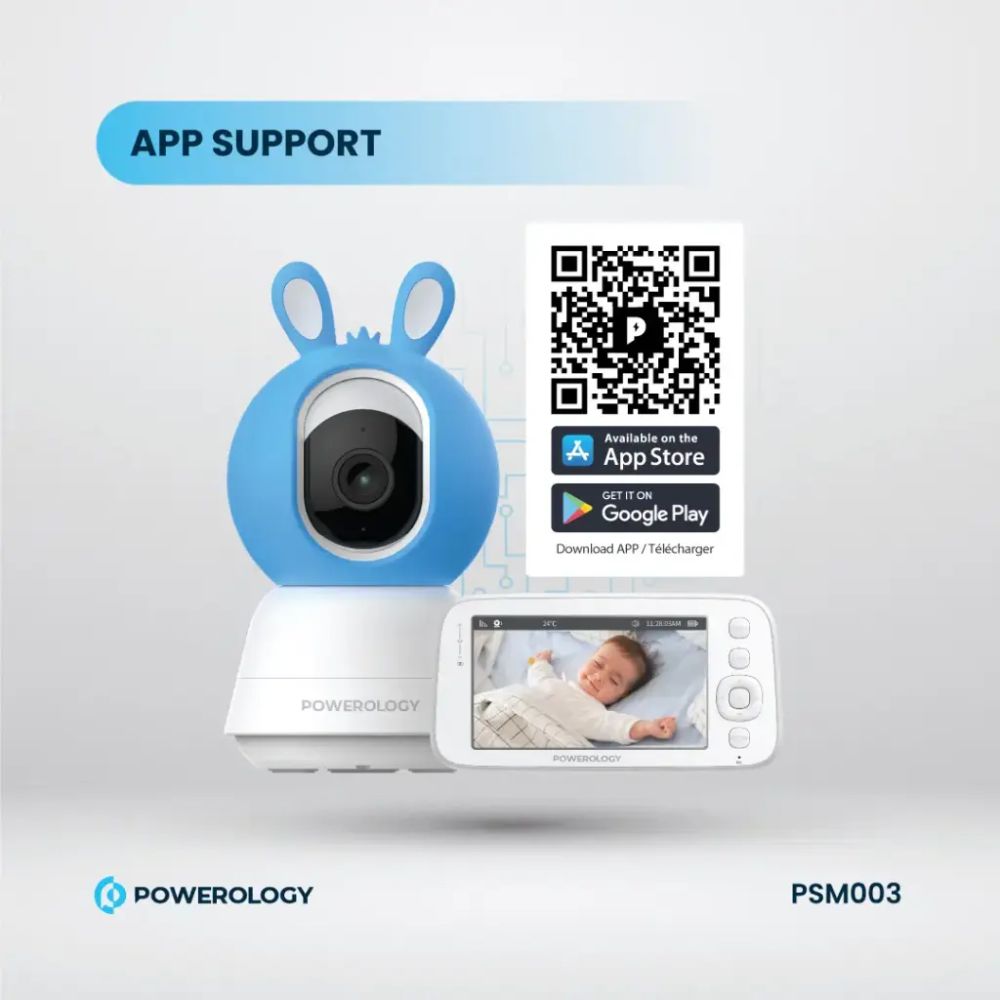 Powerology Monitor &amp; App Baby Camera