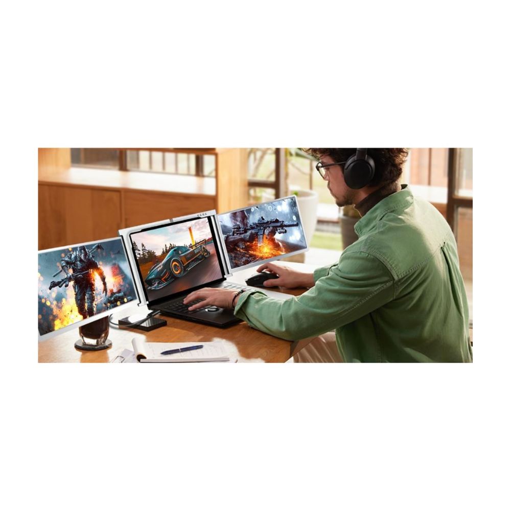 Powerology 14″ Dual Screen Portable Monitor