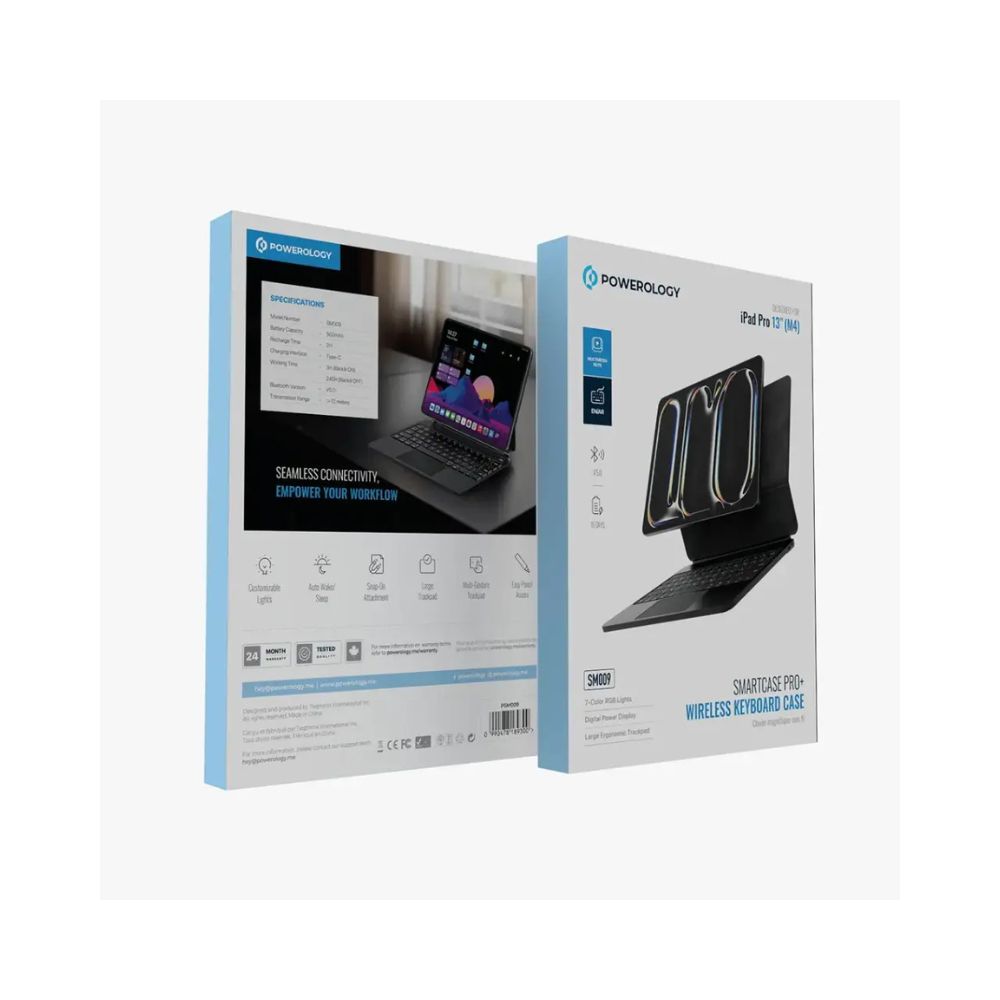 Powerology Smartcase Pro+ Keyboard Case 13”