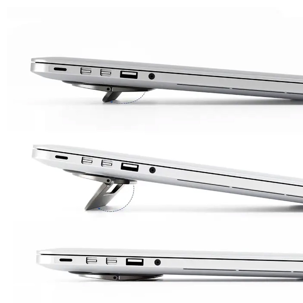 Powerology Ultra-Thin Laptop Stand – Grey