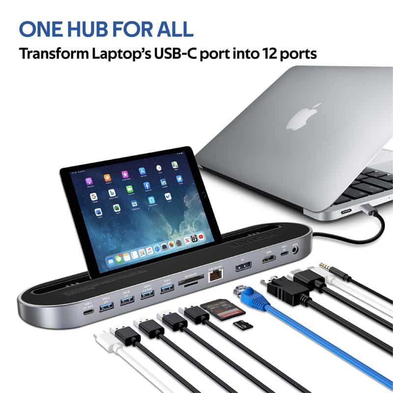 Promate High Speed All-in-1 Multiport USB-C Docking Station