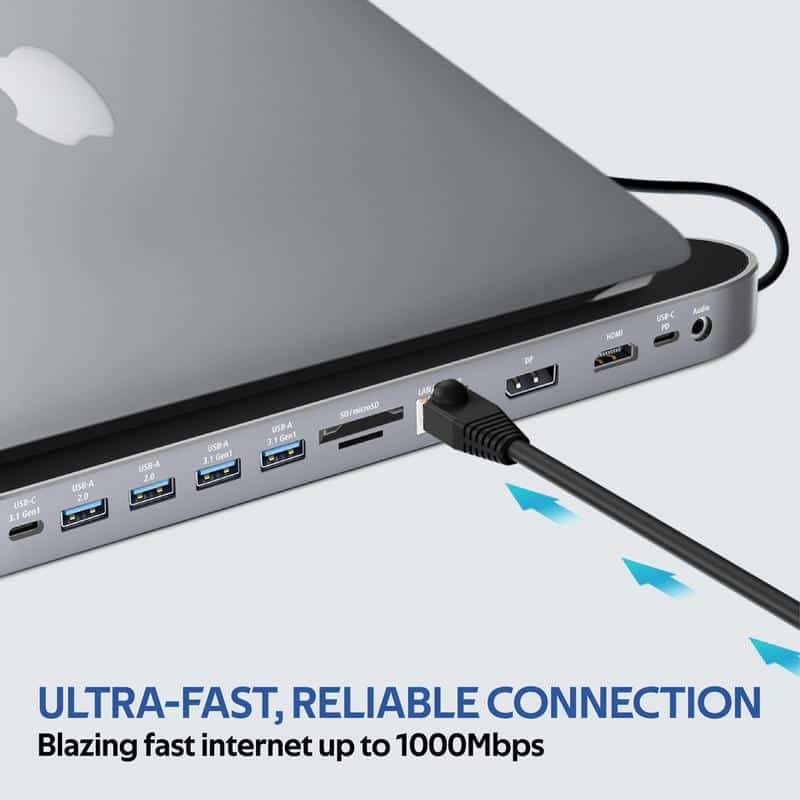 Promate High Speed All-in-1 Multiport USB-C Docking Station