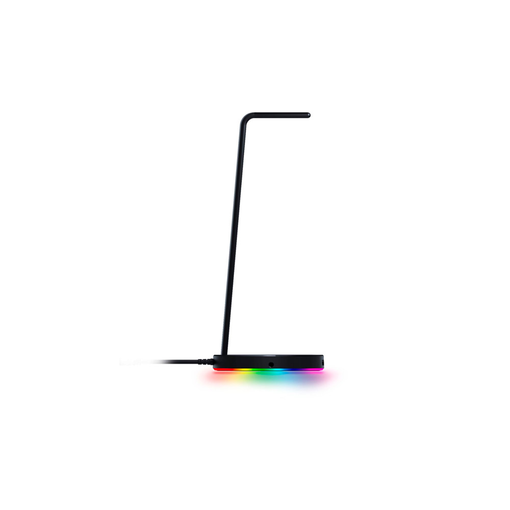 Razer-Base Station V2 Chroma USB Hub Headset Stand with USB 3.1 Hub and 7.1 Surround Sound powered by Chroma™ RGB – Black