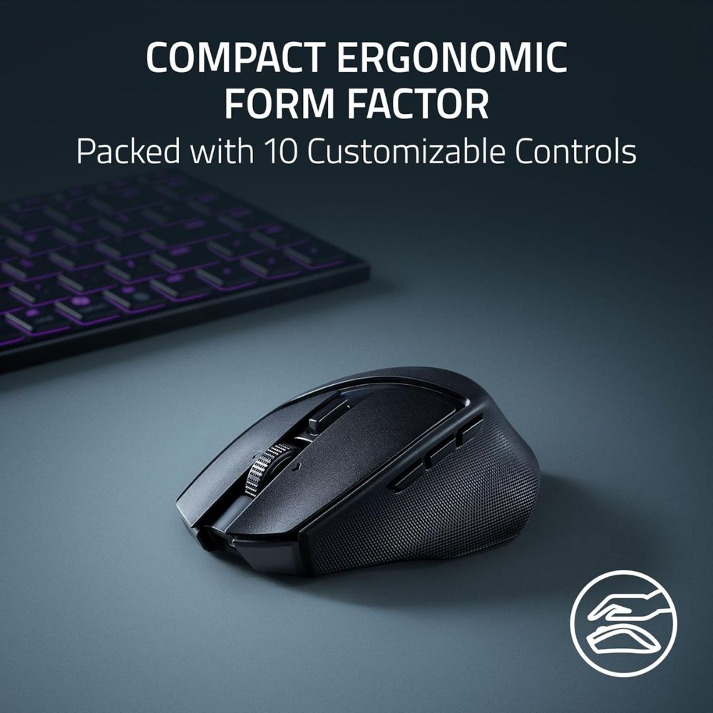 Razer Basilisk Mobile Wireless Gaming Mouse – Black (RZ01-04310100-R3G1)